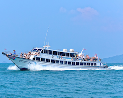 Ferry van Koh Lanta naar Railey, Aonang of Koh Jum