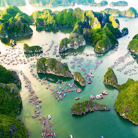 Prive transfer Hanoi naar Halong Bay of Cat Ba eiland