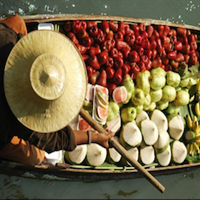 Prive volle dag naar DS drijvende markt, de Maeklong treinmarkt en River Kwai