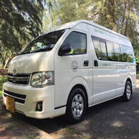 Prive transfer van Krabi airport en pier naar hotel en v.v. 