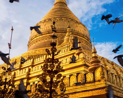 Private Full day Bagan with boat trip to Tantkyi Taung Pagoda