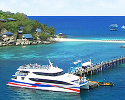 Ferry en transfer naar hotel op Samui, Phanang of Tao