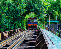 Dag trein van Phitsanulok naar Den Chai (Nan), Lampang of Chiang Mai