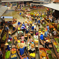 2 Dagen Amphawa  & Maeklong Trein Markt met overnachting - Privé 