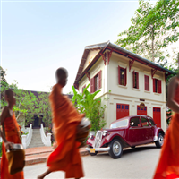 Privé transfer luchthaven, pier of busstation Luang Prabang naar hotel of v.v.