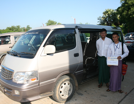 Prive transfer van Bagan naar Mandalay
