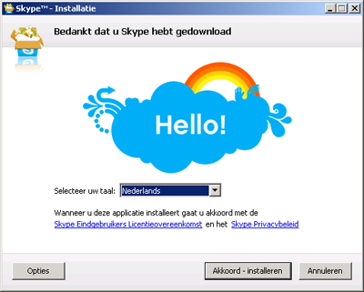 Skype voorbeeld 03