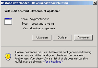 Skype voorbeeld 01