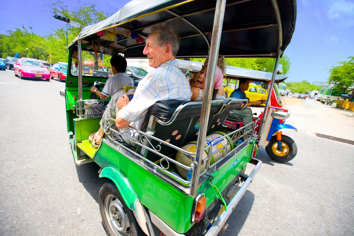 Man in Tuk Tuk