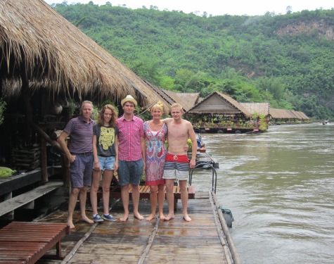 Thailand reis familie de Wit