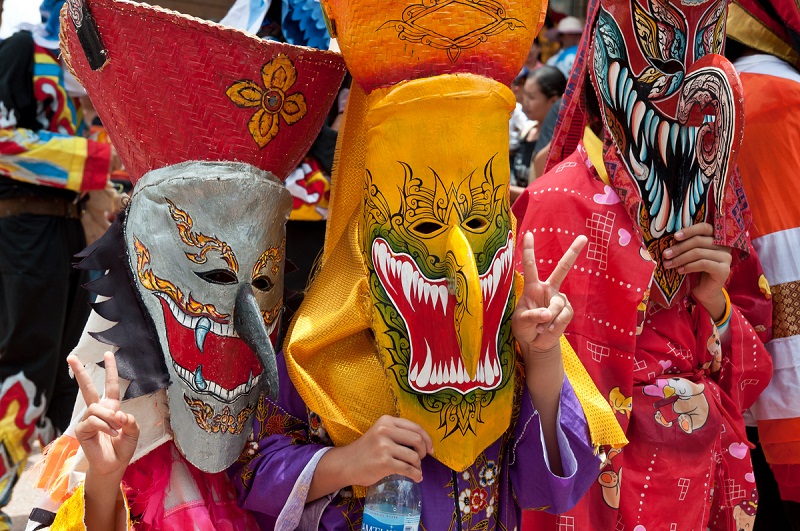Thai Ghost Masks
