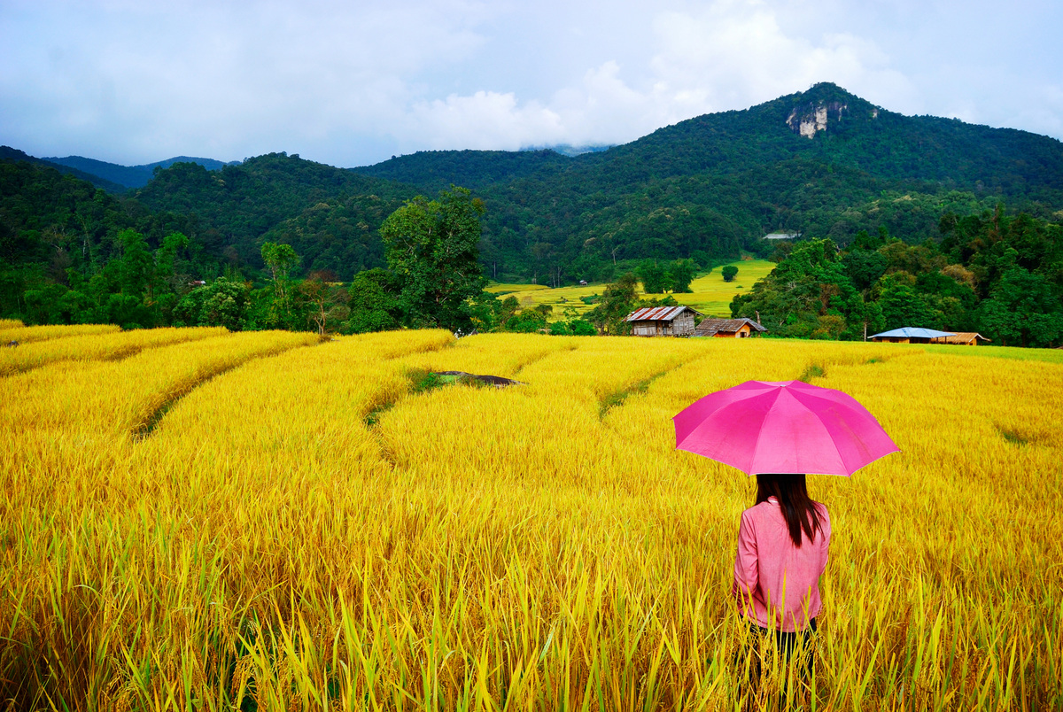 Thai Girl Umbrella